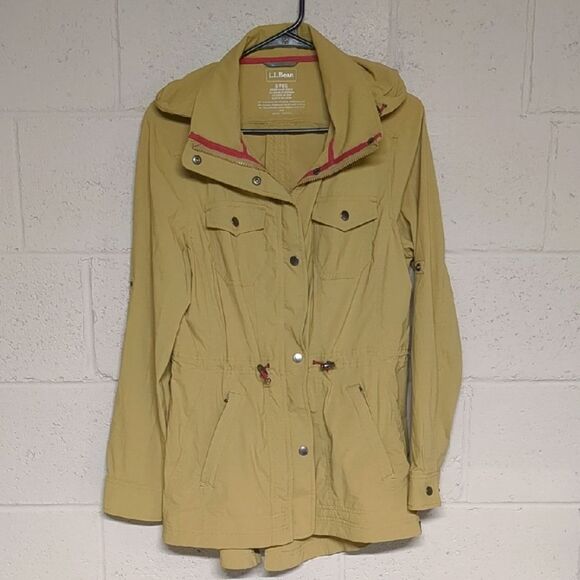 LL Bean Women's Luna Full Zip Utility Jacket, Size Small, Water & Wind Resistant - Picture 1 of 5
